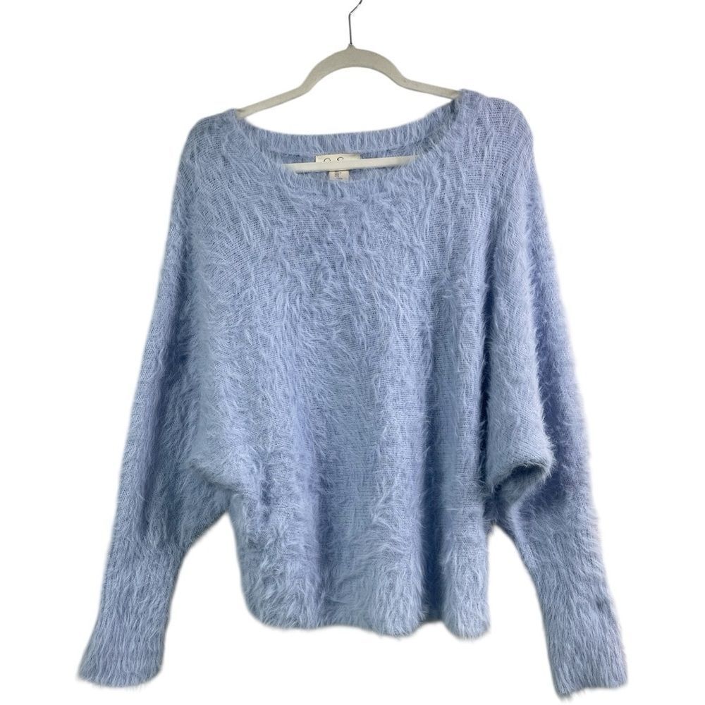 Jessica Simpson Cozy Blue Fur Sweater